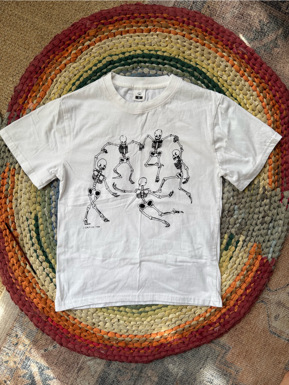 J Galt Dancing Skeletons Tee
